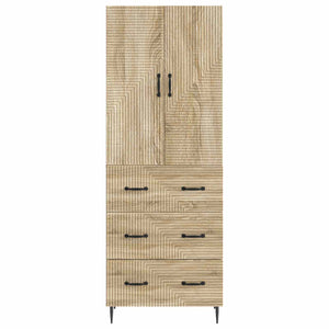 Σέτ Ντουλαπιών 2 pcs Sonoma Δρυς 66 x 34,5 x 90 εκ - Pakobazaar