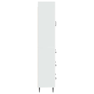 Σέτ Ντουλαπιών 2 pcs Γυαλιστερό Λευκό 66 x 34,5 x 90 εκ - Pakobazaar
