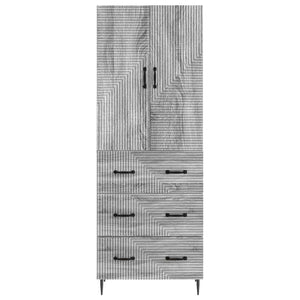 Σέτ Ντουλαπιών 2 pcs Γκρι Sonoma 66 x 34,5 x 90 εκ - Pakobazaar