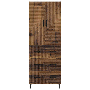 Σέτ Ντουλαπιών 2 pcs Παλαιωμένο ξύλο 66 x 34,5 x 90 εκ - Pakobazaar