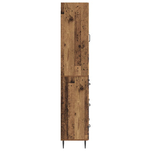 Σέτ Ντουλαπιών 2 pcs Παλαιωμένο ξύλο 66 x 34,5 x 90 εκ - Pakobazaar