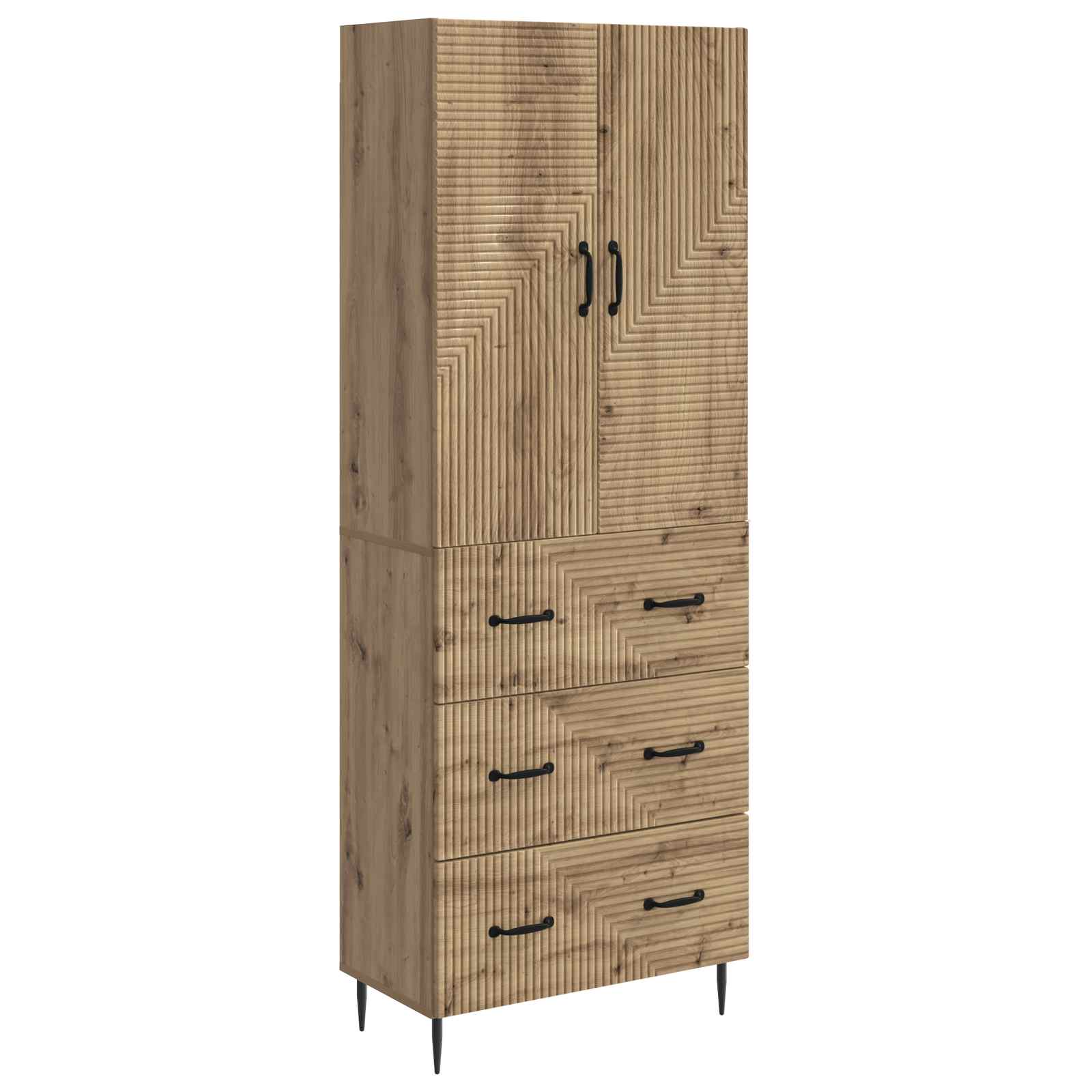 Σέτ Ντουλαπιών 2 pcs Artisan Δρυς 66 x 34,5 x 90 εκ - Pakobazaar
