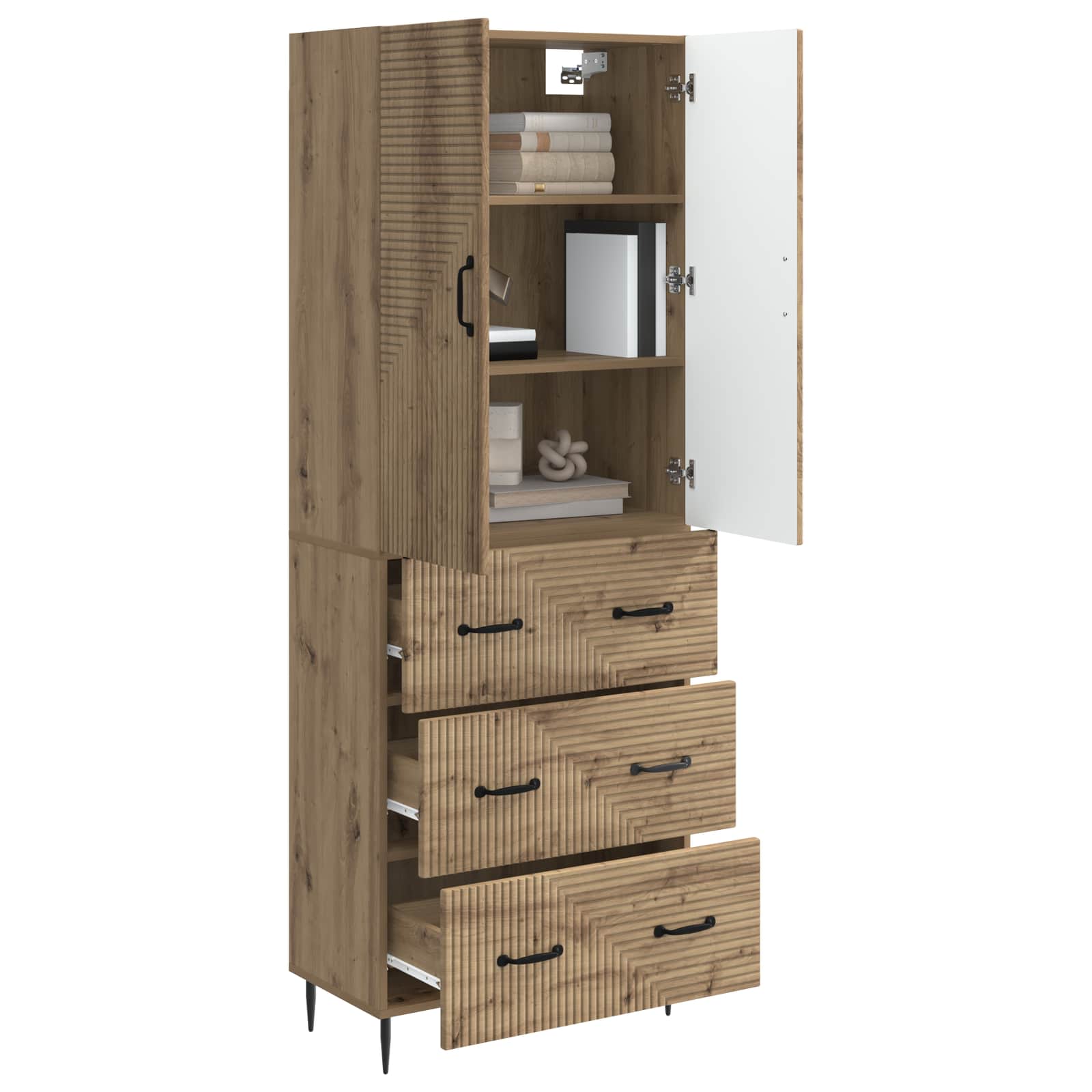 Σέτ Ντουλαπιών 2 pcs Artisan Δρυς 66 x 34,5 x 90 εκ - Pakobazaar