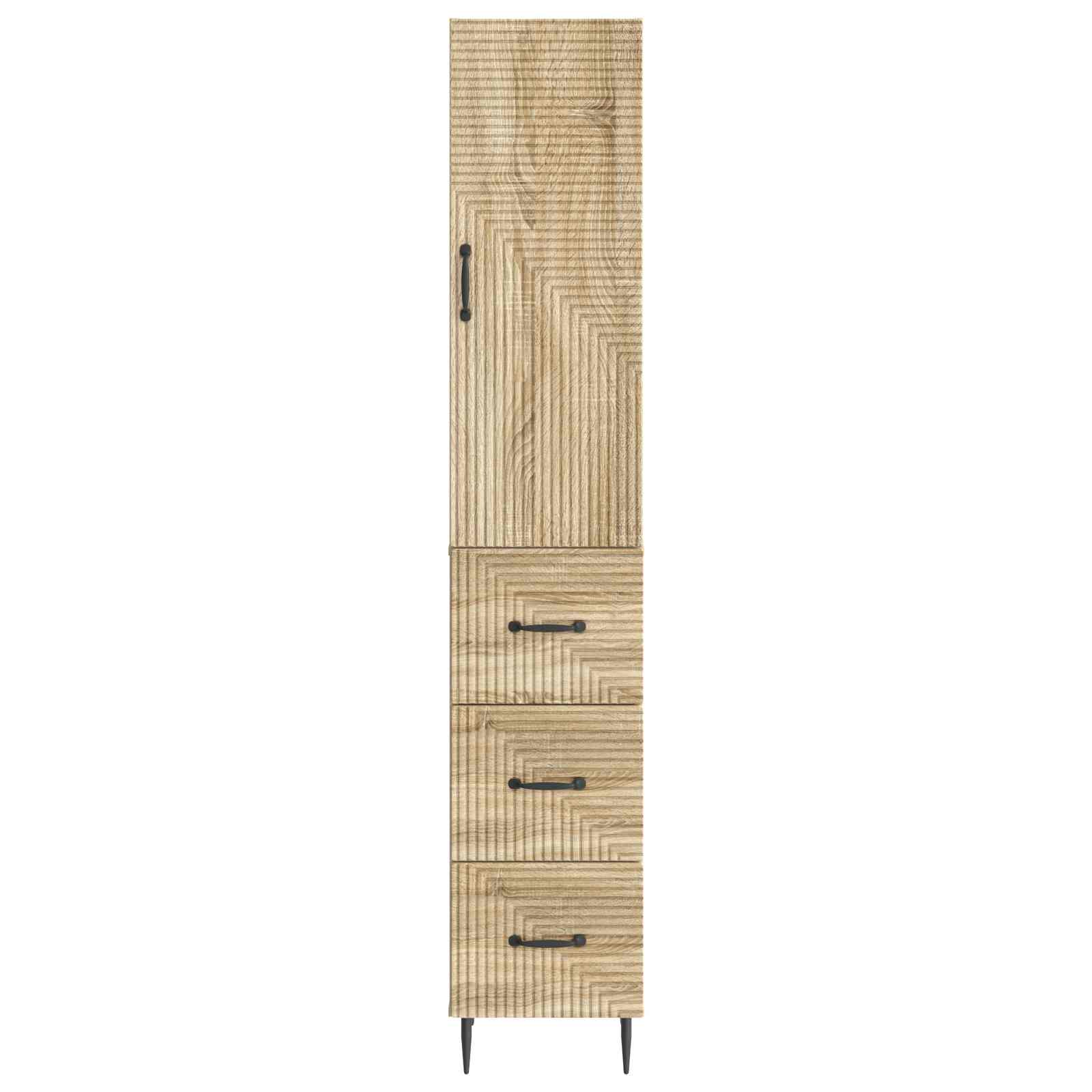 Σέτ Ντουλαπιών 2 pcs Sonoma Δρυς 33 x 34,5 x 90 εκ - Pakobazaar