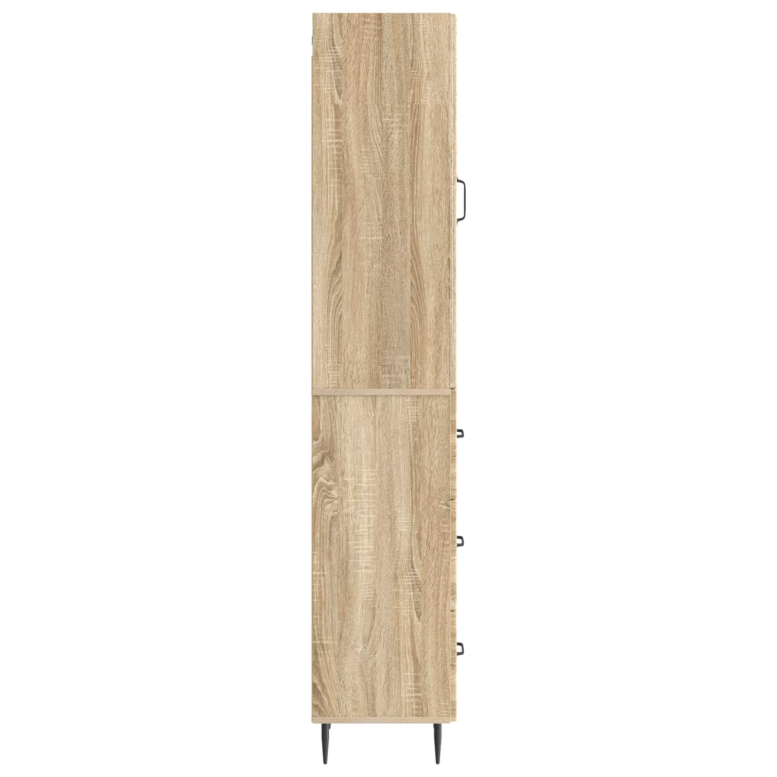 Σέτ Ντουλαπιών 2 pcs Sonoma Δρυς 33 x 34,5 x 90 εκ - Pakobazaar