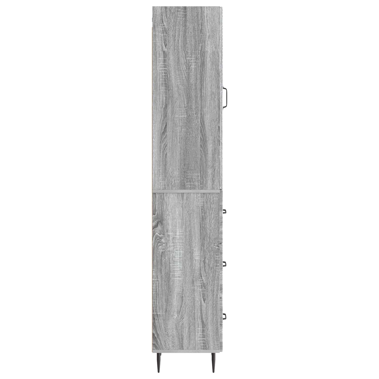 Σέτ Ντουλαπιών 2 pcs Γκρι Sonoma 33 x 34,5 x 90 εκ - Pakobazaar
