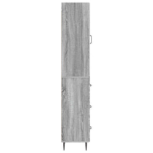 Σέτ Ντουλαπιών 2 pcs Γκρι Sonoma 33 x 34,5 x 90 εκ - Pakobazaar