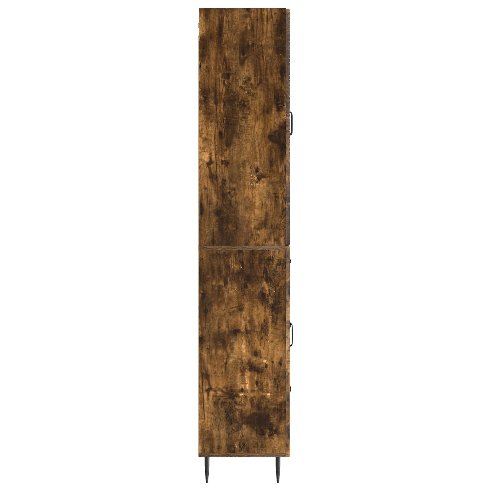 Σέτ Ντουλαπιών 2 pcs Καπνισμένο Ξύλο Δρυός 66 x 34,5 x 89,5 εκ - Pakobazaar