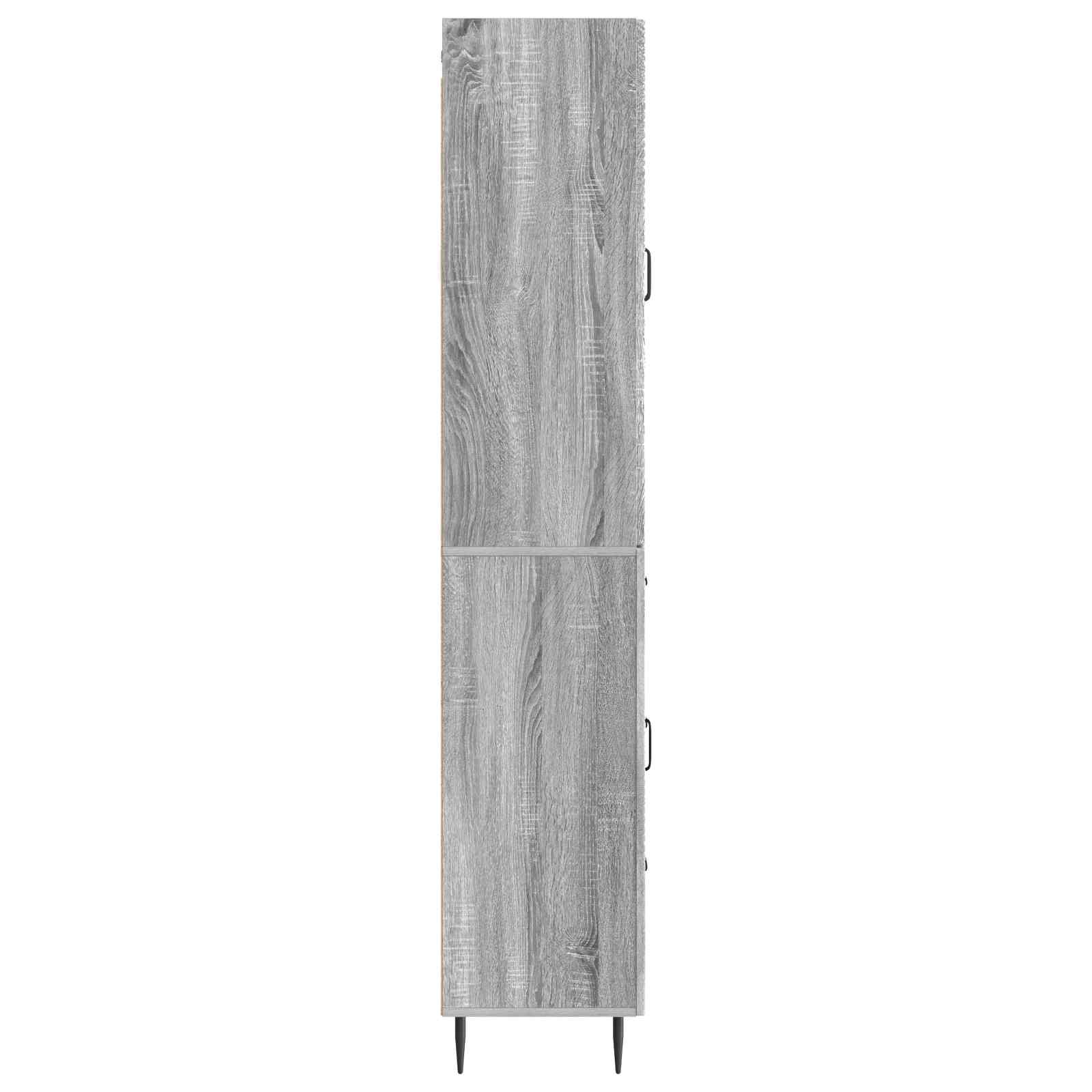 Σέτ Ντουλαπιών 2 pcs Γκρι Sonoma 66 x 34,5 x 89,5 εκ - Pakobazaar