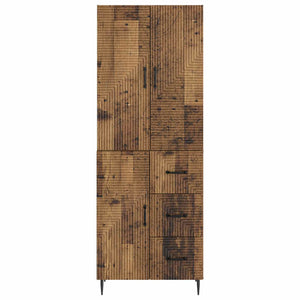 Σέτ Ντουλαπιών 2 pcs Παλαιωμένο ξύλο 66 x 34,5 x 89,5 εκ - Pakobazaar