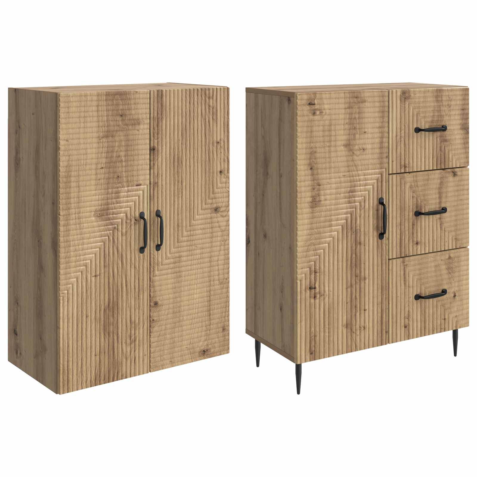 Σέτ Ντουλαπιών 2 pcs Artisan Δρυς 66 x 34,5 x 89,5 εκ - Pakobazaar