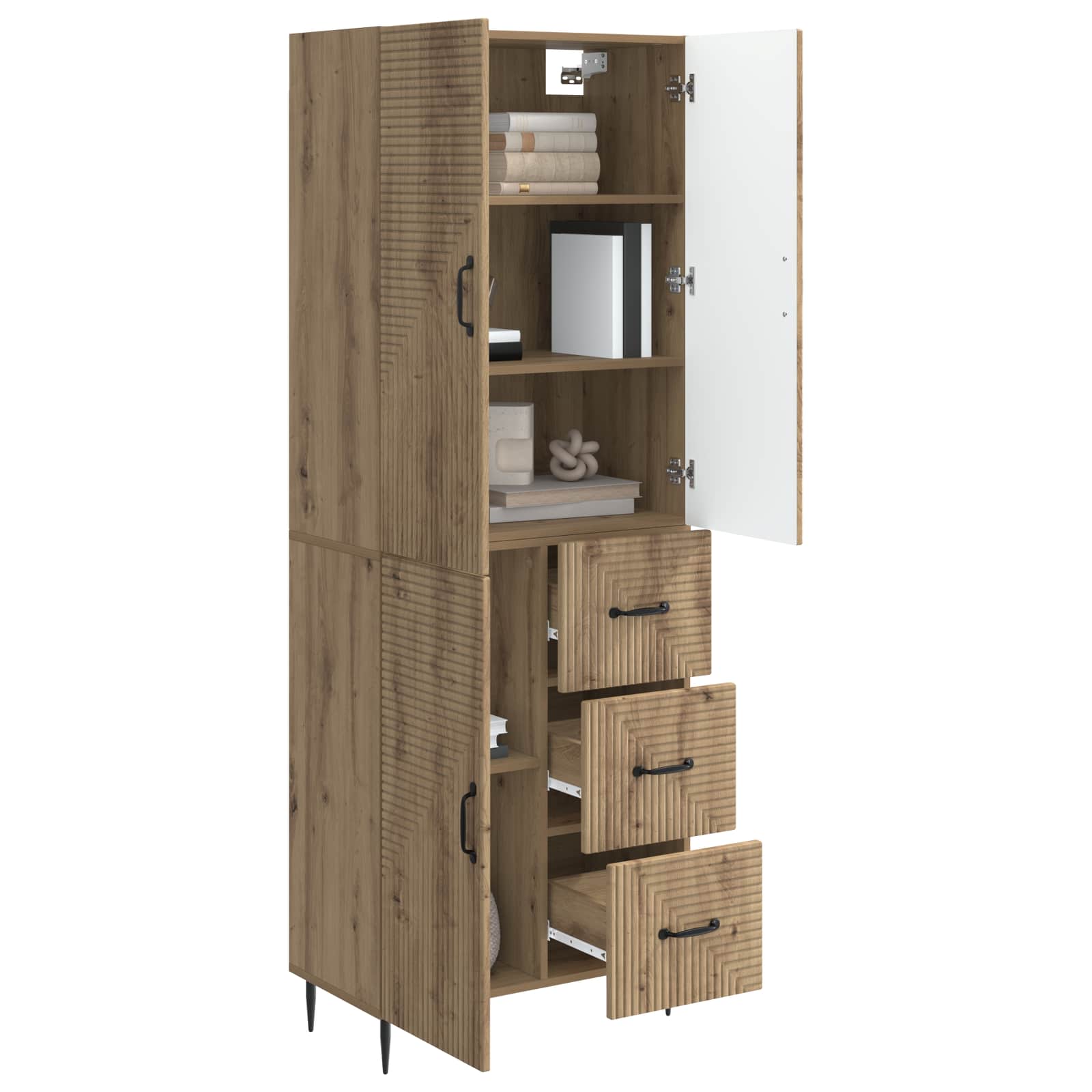 Σέτ Ντουλαπιών 2 pcs Artisan Δρυς 66 x 34,5 x 89,5 εκ - Pakobazaar