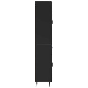 Σέτ Ντουλαπιών 2 pcs Μαύρο 66 x 34,5 x 89,5 εκ - Pakobazaar
