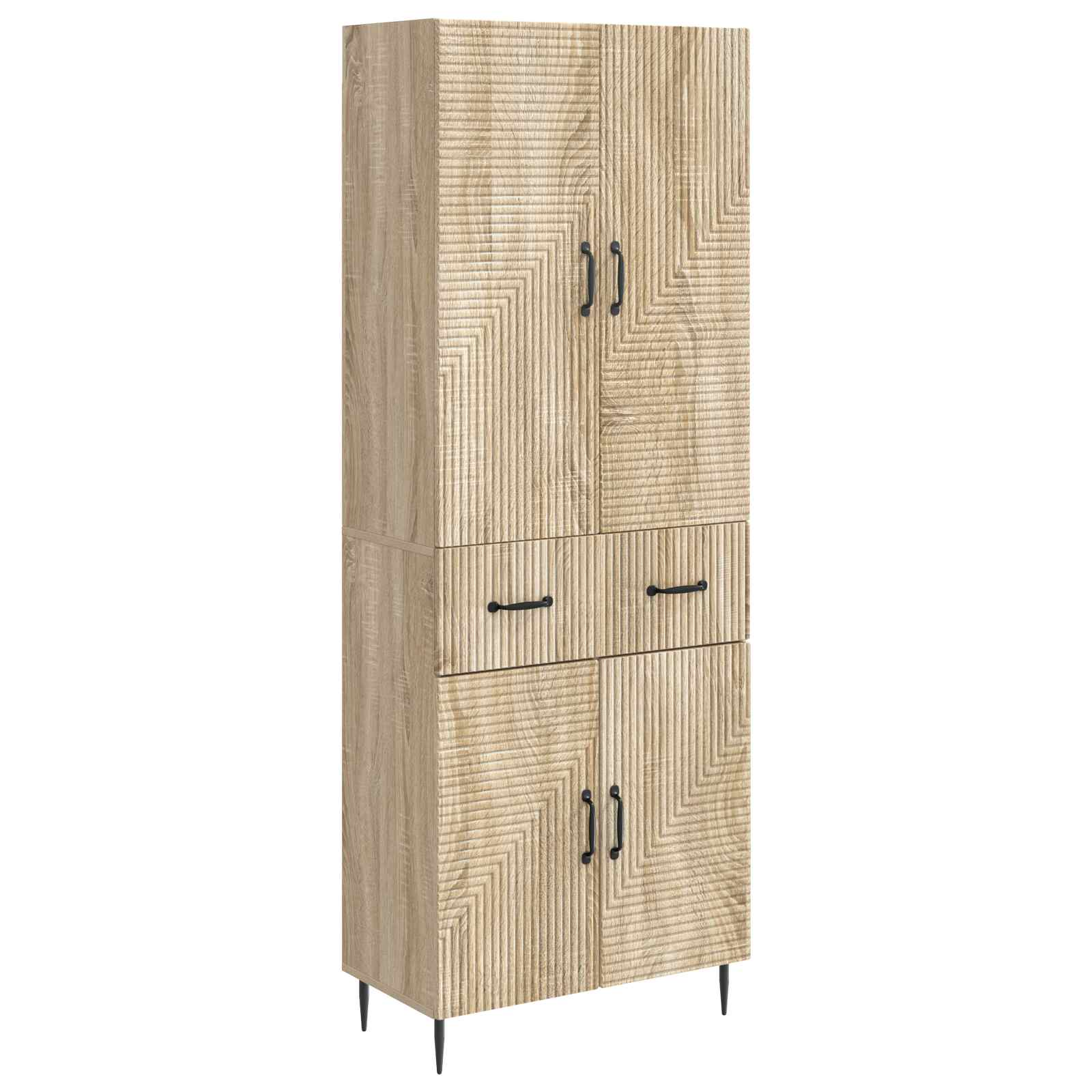 Σέτ Ντουλαπιών 2 pcs Sonoma Δρυς 66 x 34,5 x 89,5 εκ - Pakobazaar