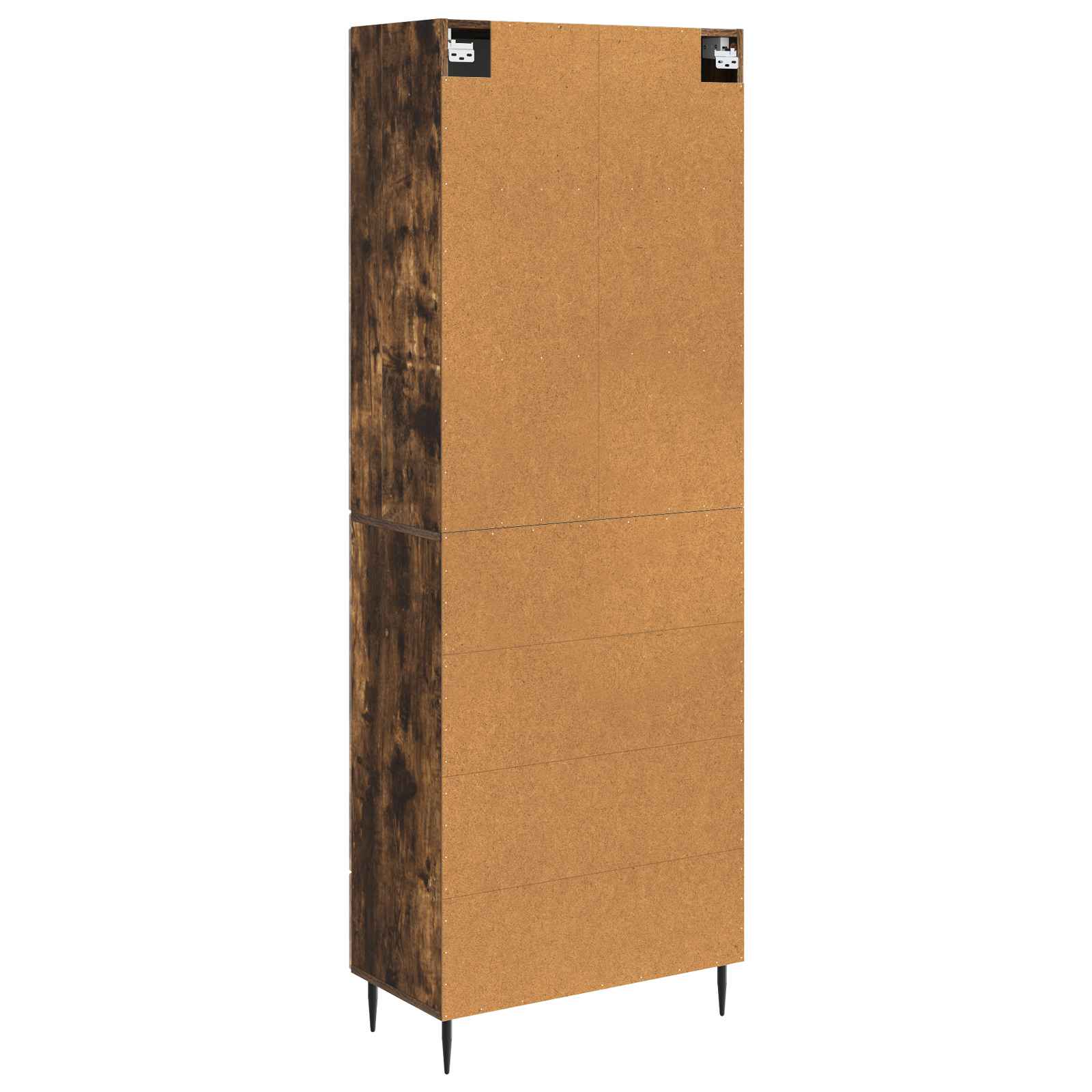 Σέτ Ντουλαπιών 2 pcs Καπνισμένο Ξύλο Δρυός 66 x 34,5 x 89,5 εκ - Pakobazaar