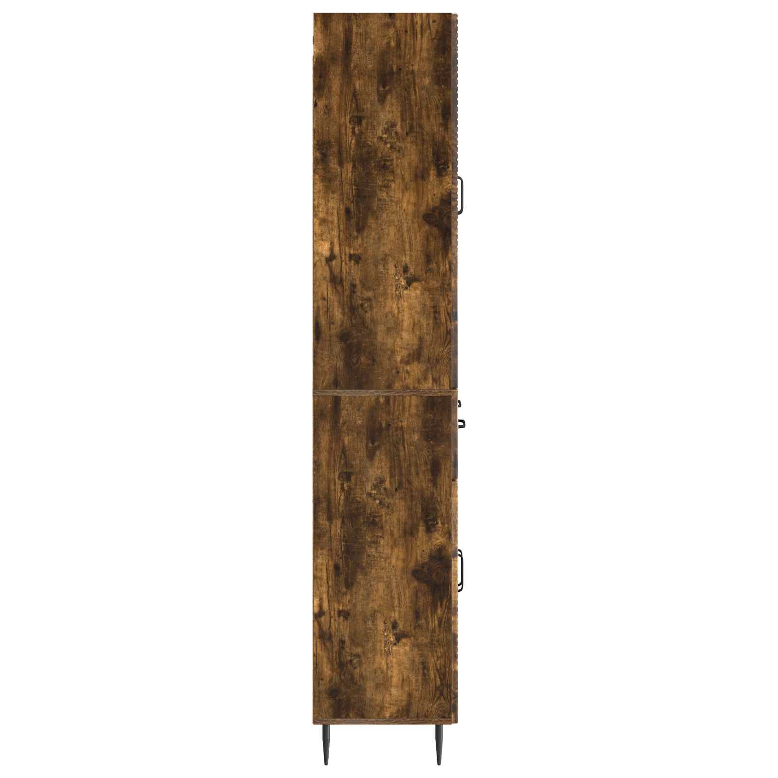 Σέτ Ντουλαπιών 2 pcs Καπνισμένο Ξύλο Δρυός 66 x 34,5 x 89,5 εκ - Pakobazaar