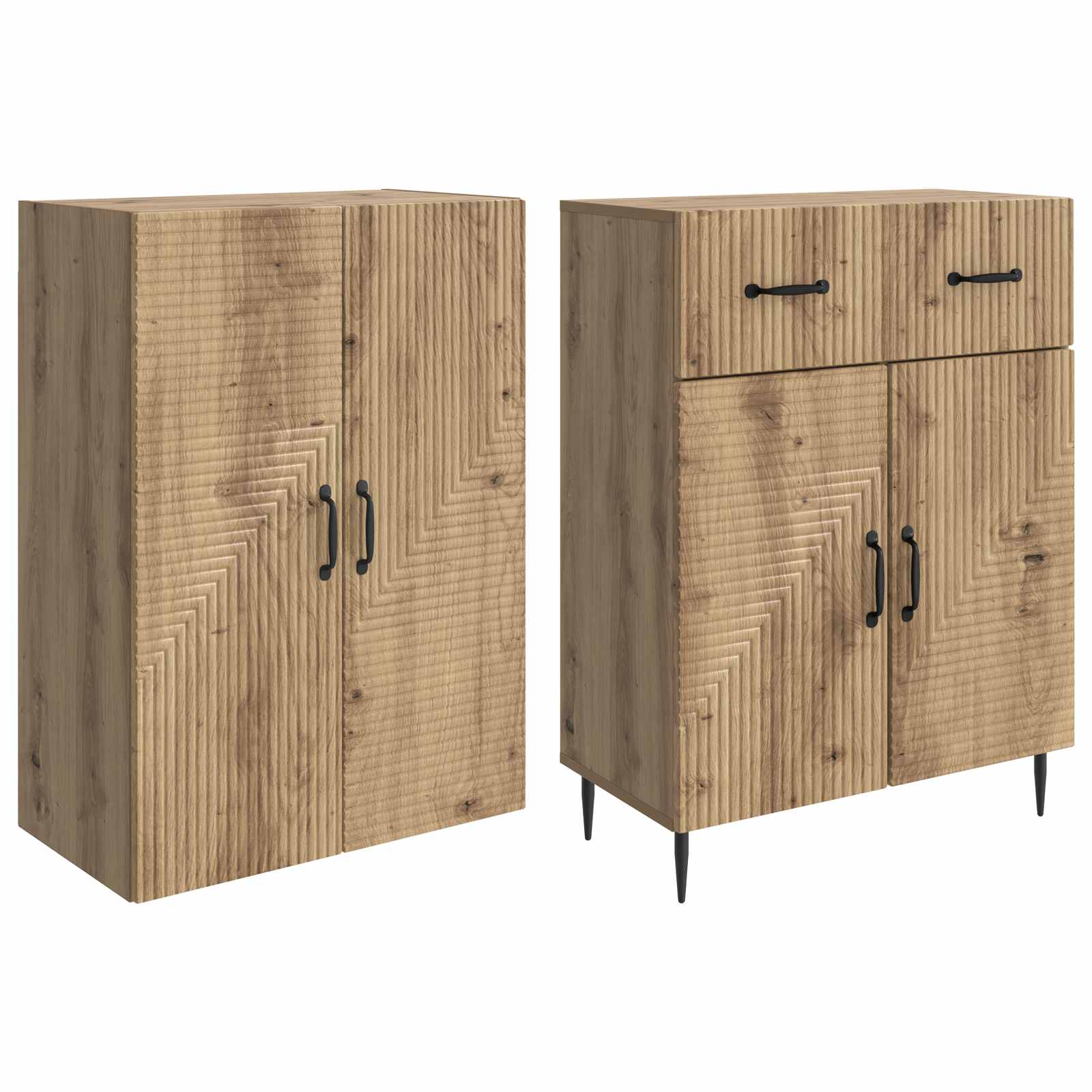 Σέτ Ντουλαπιών 2 pcs Artisan Δρυς 66 x 34,5 x 89,5 εκ - Pakobazaar