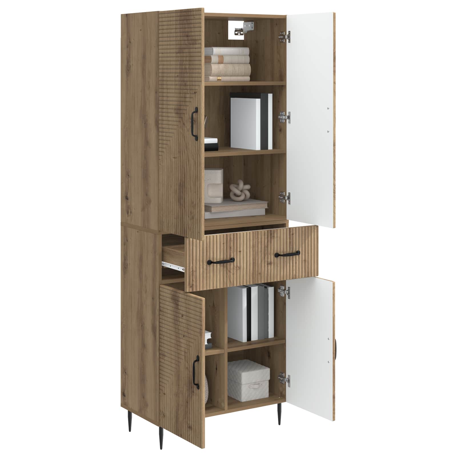 Σέτ Ντουλαπιών 2 pcs Artisan Δρυς 66 x 34,5 x 89,5 εκ - Pakobazaar