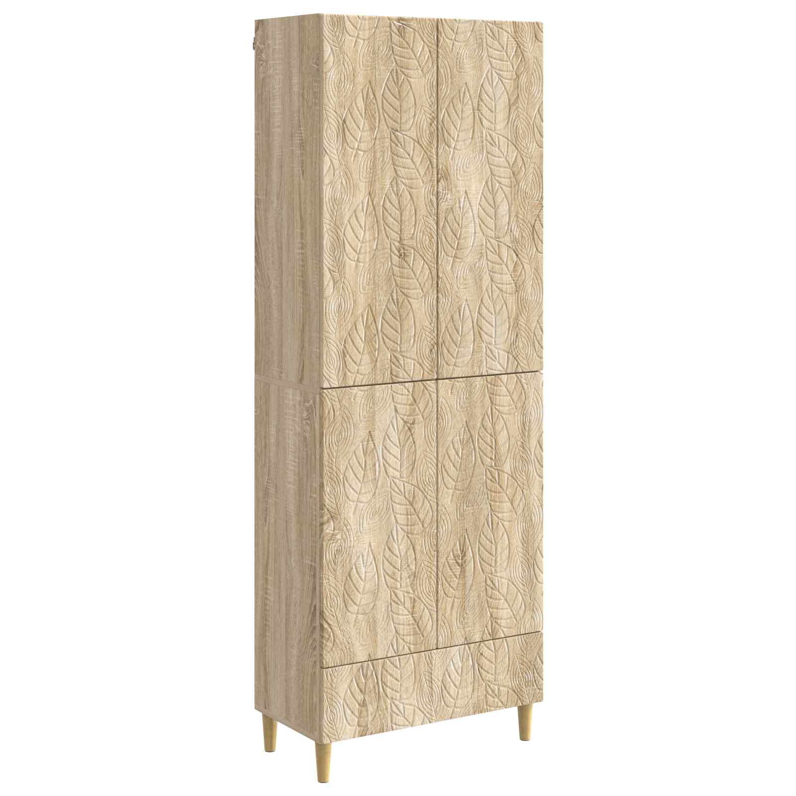 Σέτ Ντουλαπιών 2 pcs Sonoma Δρυς Επεξεργασμένο Ξύλο - Pakobazaar