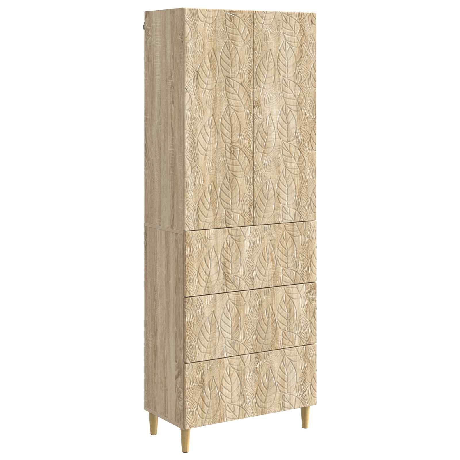Σέτ Ντουλαπιών 2 pcs Sonoma Δρυς 66 x 34,5 x 90 εκ - Pakobazaar