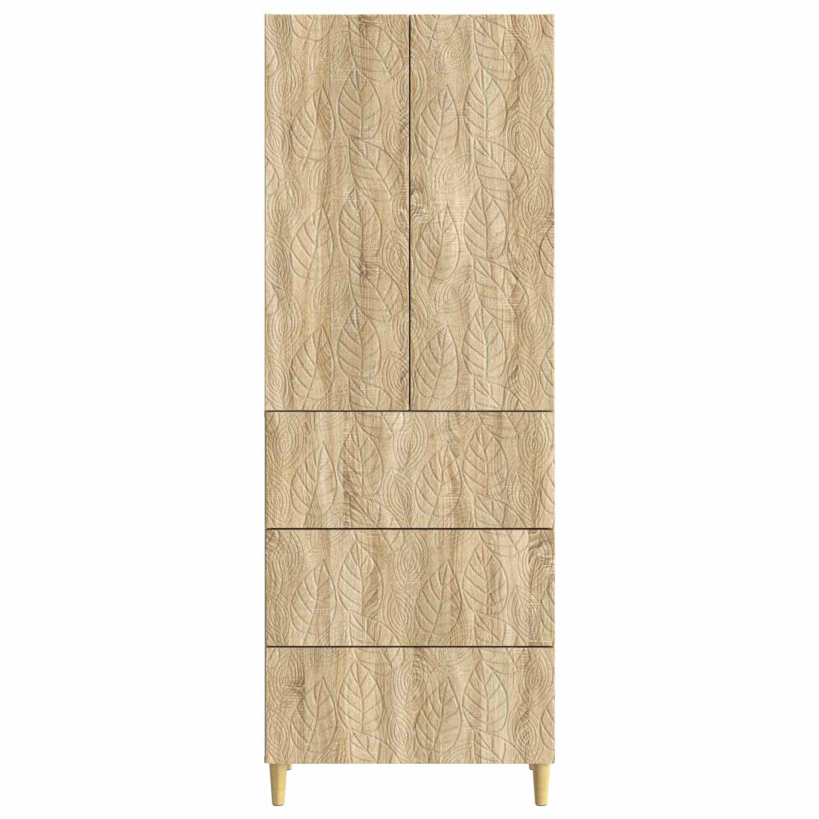 Σέτ Ντουλαπιών 2 pcs Sonoma Δρυς 66 x 34,5 x 90 εκ - Pakobazaar