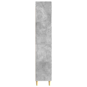 Σέτ Ντουλαπιών 2 pcs Γκρι Σκυροδέματος 66 x 34,5 x 90 εκ - Pakobazaar