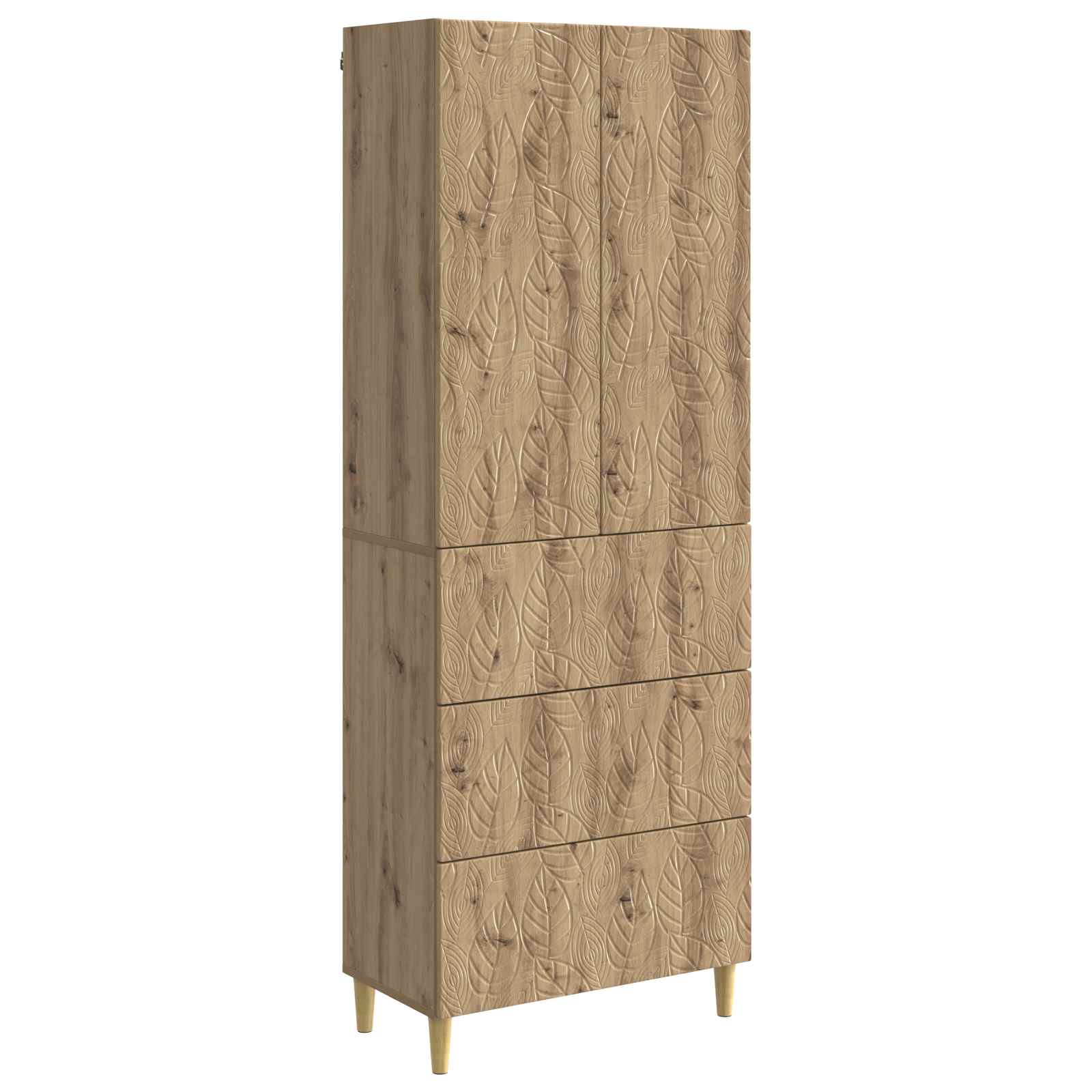 Σέτ Ντουλαπιών 2 pcs Artisan Δρυς 66 x 34,5 x 90 εκ - Pakobazaar