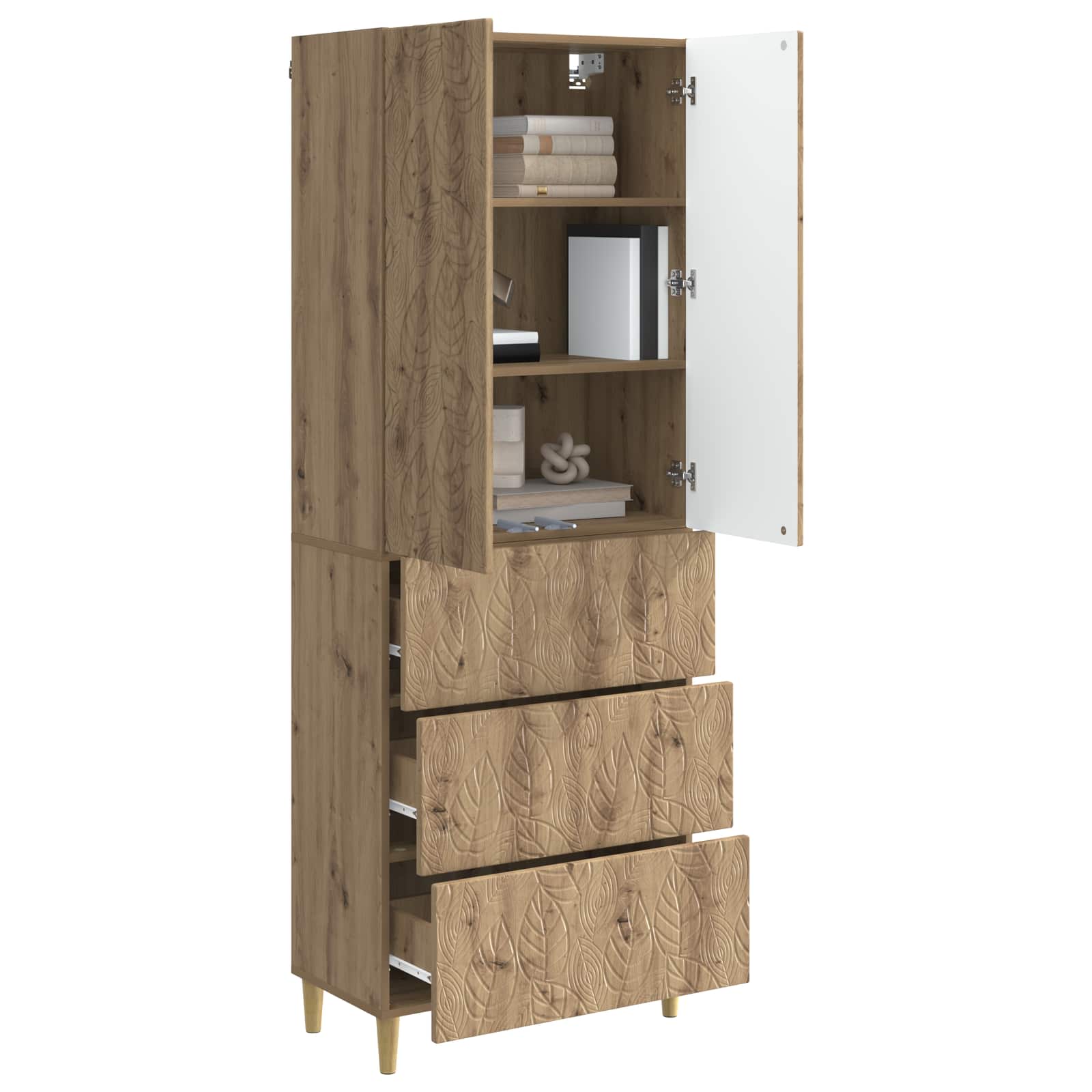 Σέτ Ντουλαπιών 2 pcs Artisan Δρυς 66 x 34,5 x 90 εκ - Pakobazaar
