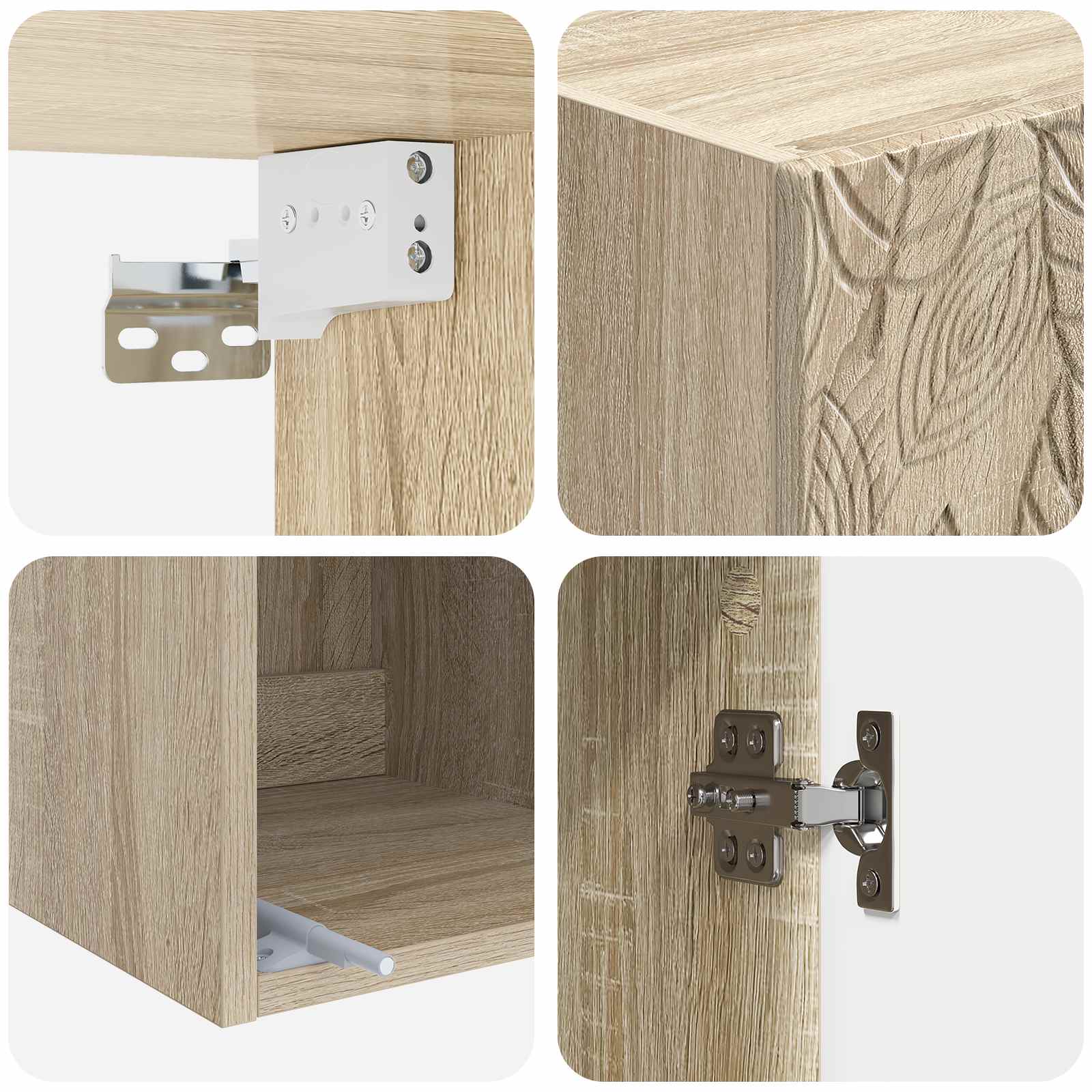 Σέτ Ντουλαπιών 2 pcs Sonoma Δρυς 33 x 34,5 x 90 εκ - Pakobazaar