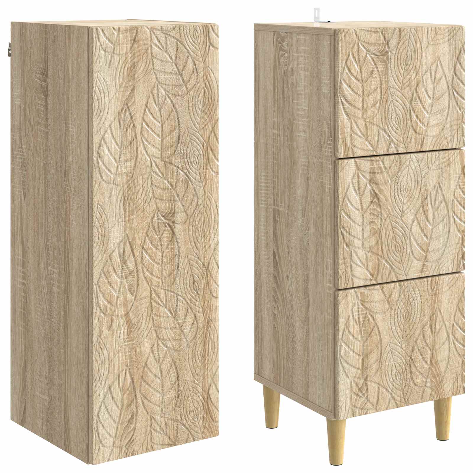 Σέτ Ντουλαπιών 2 pcs Sonoma Δρυς 33 x 34,5 x 90 εκ - Pakobazaar