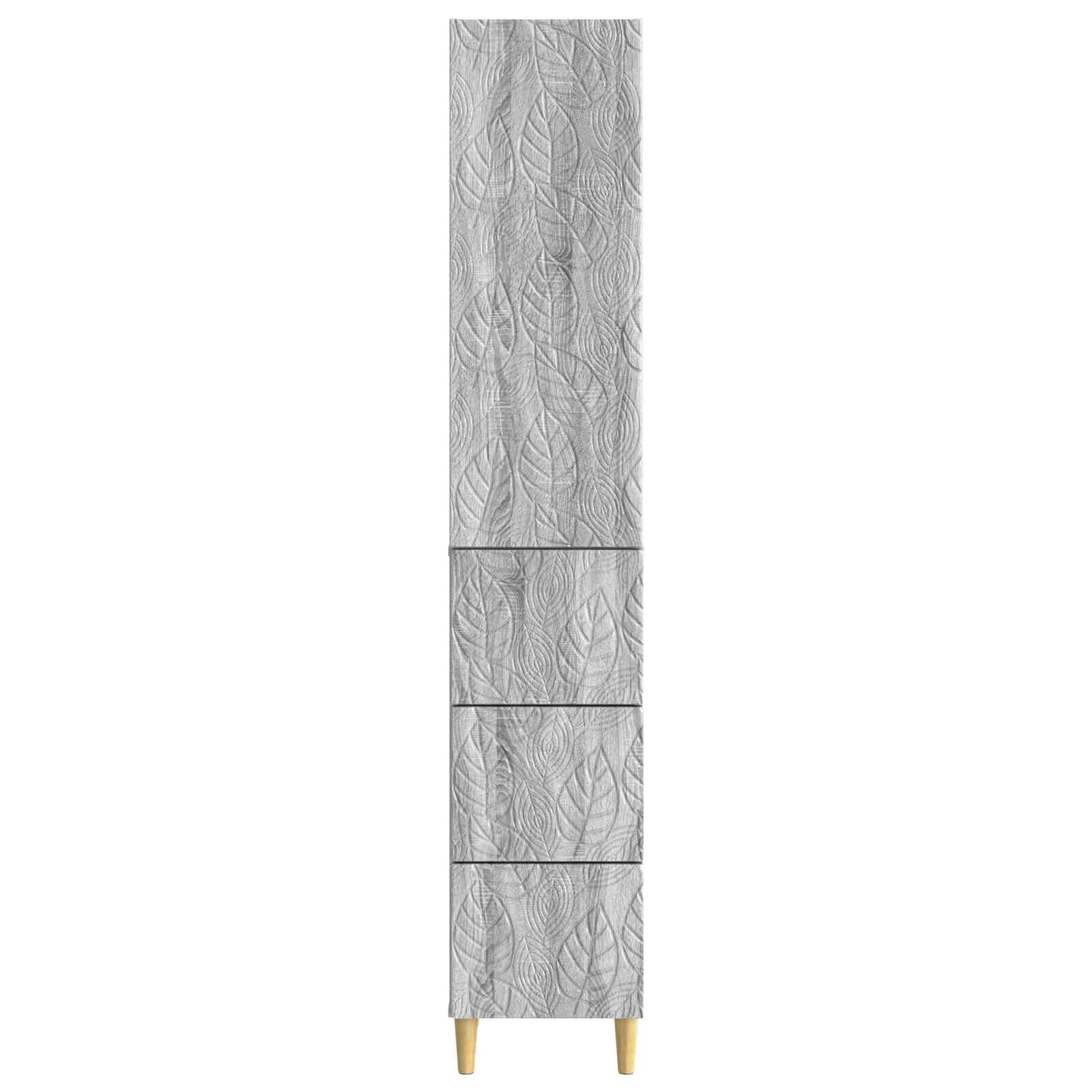 Σέτ Ντουλαπιών 2 pcs Γκρι Sonoma 33 x 34,5 x 90 εκ - Pakobazaar