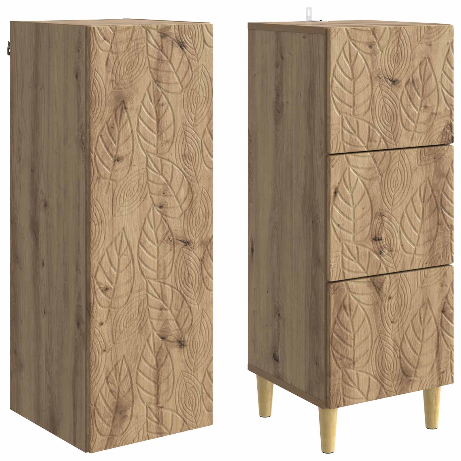 Σέτ Ντουλαπιών 2 pcs Artisan Δρυς 33 x 34,5 x 90 εκ - Pakobazaar