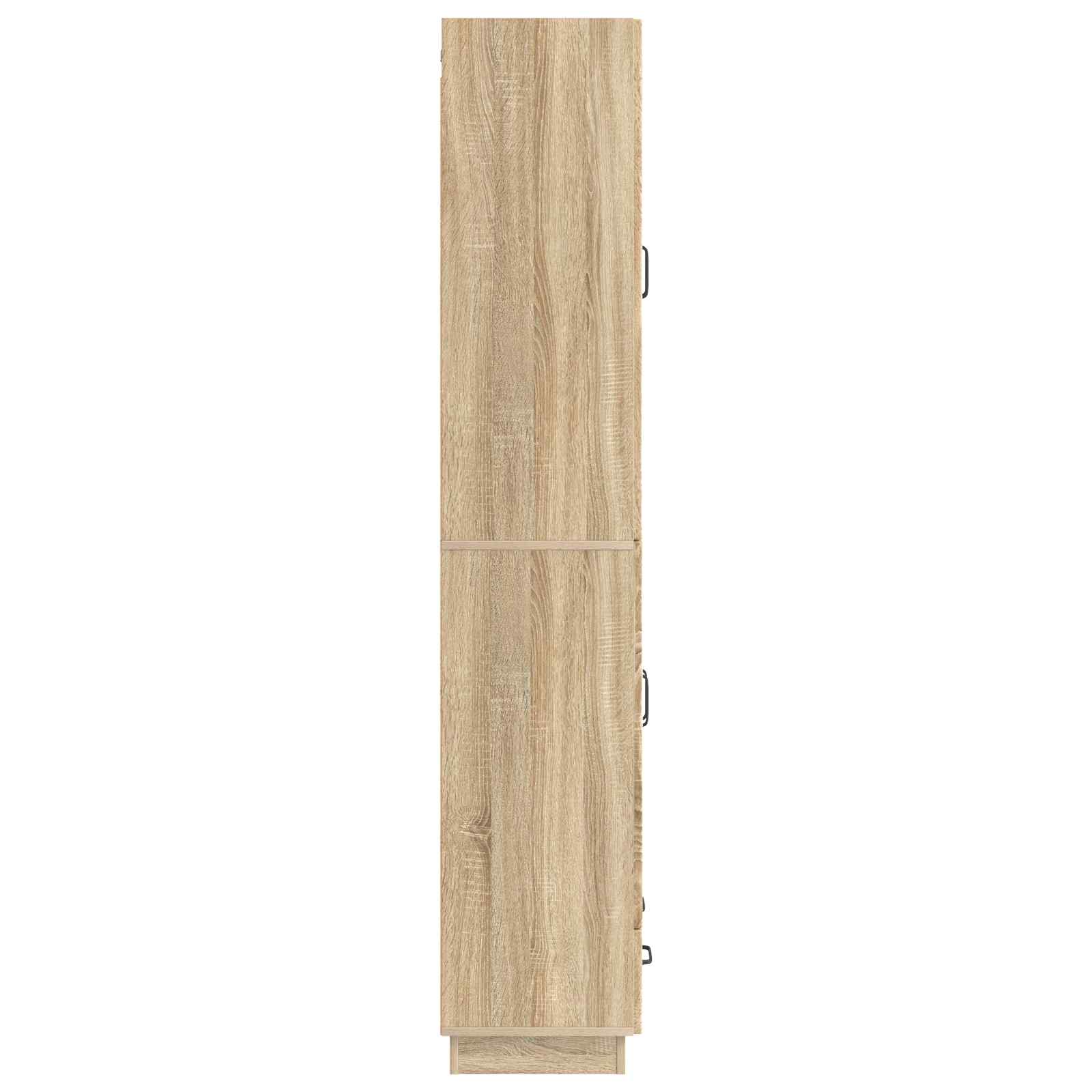 Σέτ Ντουλαπιών 2 pcs Sonoma Δρυς Επεξεργασμένο Ξύλο - Pakobazaar