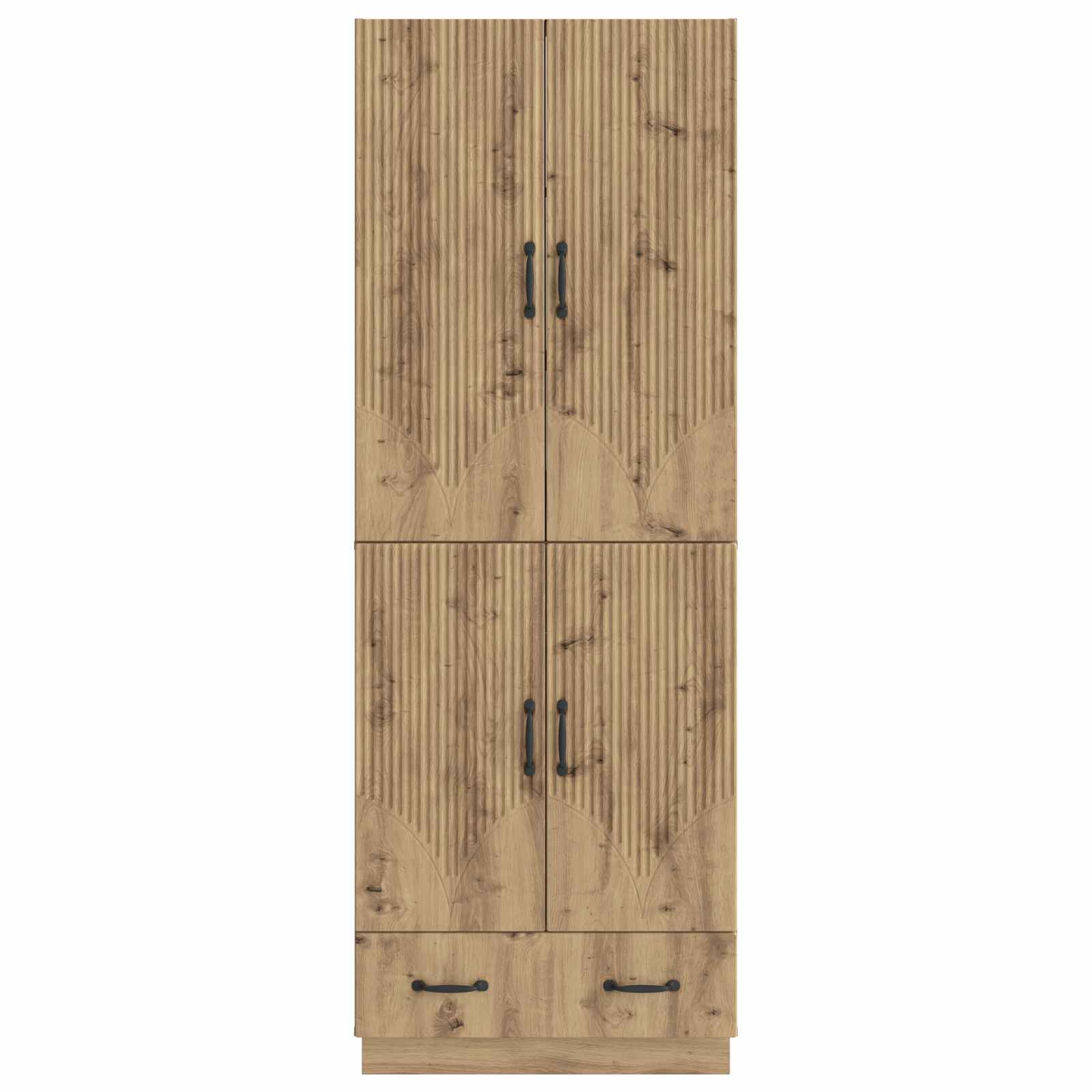 Σέτ Ντουλαπιών 2 pcs Artisan Δρυς Επεξεργασμένο Ξύλο - Pakobazaar