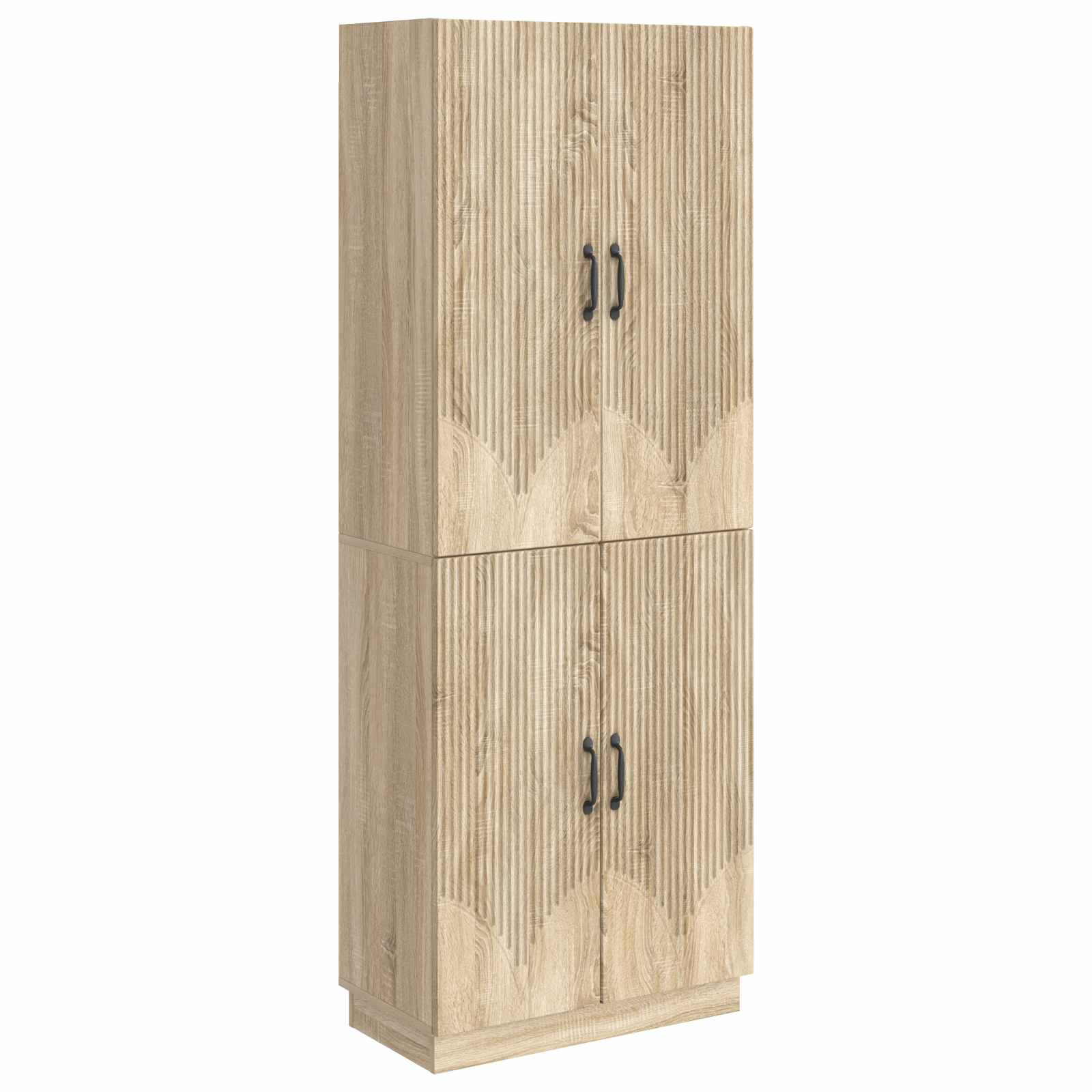 Σέτ Ντουλαπιών 2 pcs Sonoma Δρυς Επεξεργασμένο Ξύλο - Pakobazaar
