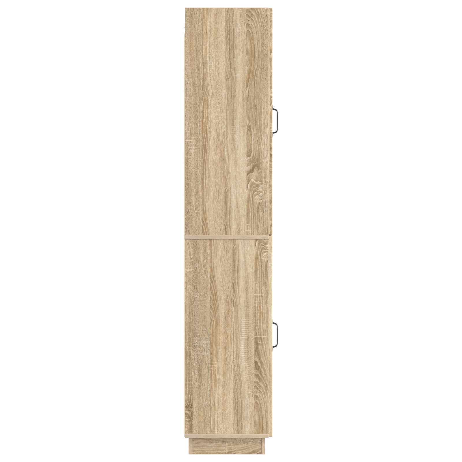 Σέτ Ντουλαπιών 2 pcs Sonoma Δρυς Επεξεργασμένο Ξύλο - Pakobazaar