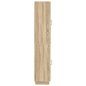 Σέτ Ντουλαπιών 2 pcs Sonoma Δρυς Επεξεργασμένο Ξύλο - Pakobazaar