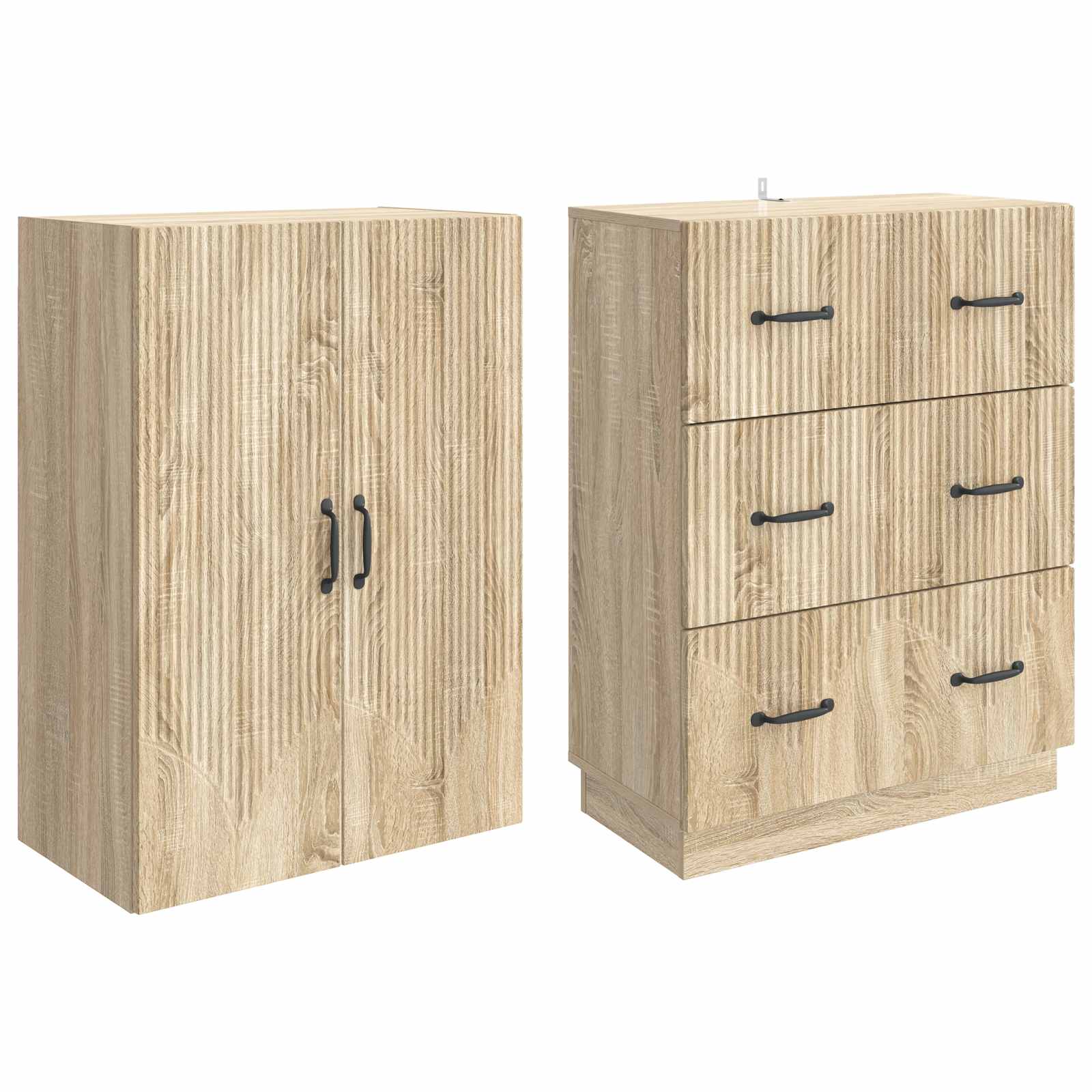 Σέτ Ντουλαπιών 2 pcs Sonoma Δρυς 66 x 34,5 x 87 εκ. - Pakobazaar