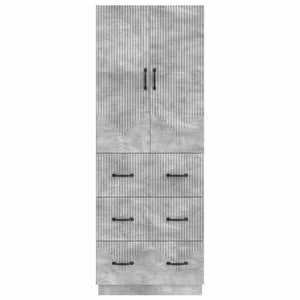 Σέτ Ντουλαπιών 2 pcs Γκρι Σκυροδέματος 66 x 34,5 x 87 εκ. - Pakobazaar