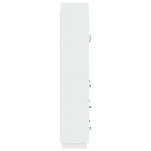 Σέτ Ντουλαπιών 2 pcs Γυαλιστερό Λευκό 66 x 34,5 x 87 εκ. - Pakobazaar
