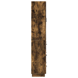 Σέτ Ντουλαπιών 2 pcs Καπνισμένο Ξύλο Δρυός 66 x 34,5 x 87 εκ. - Pakobazaar