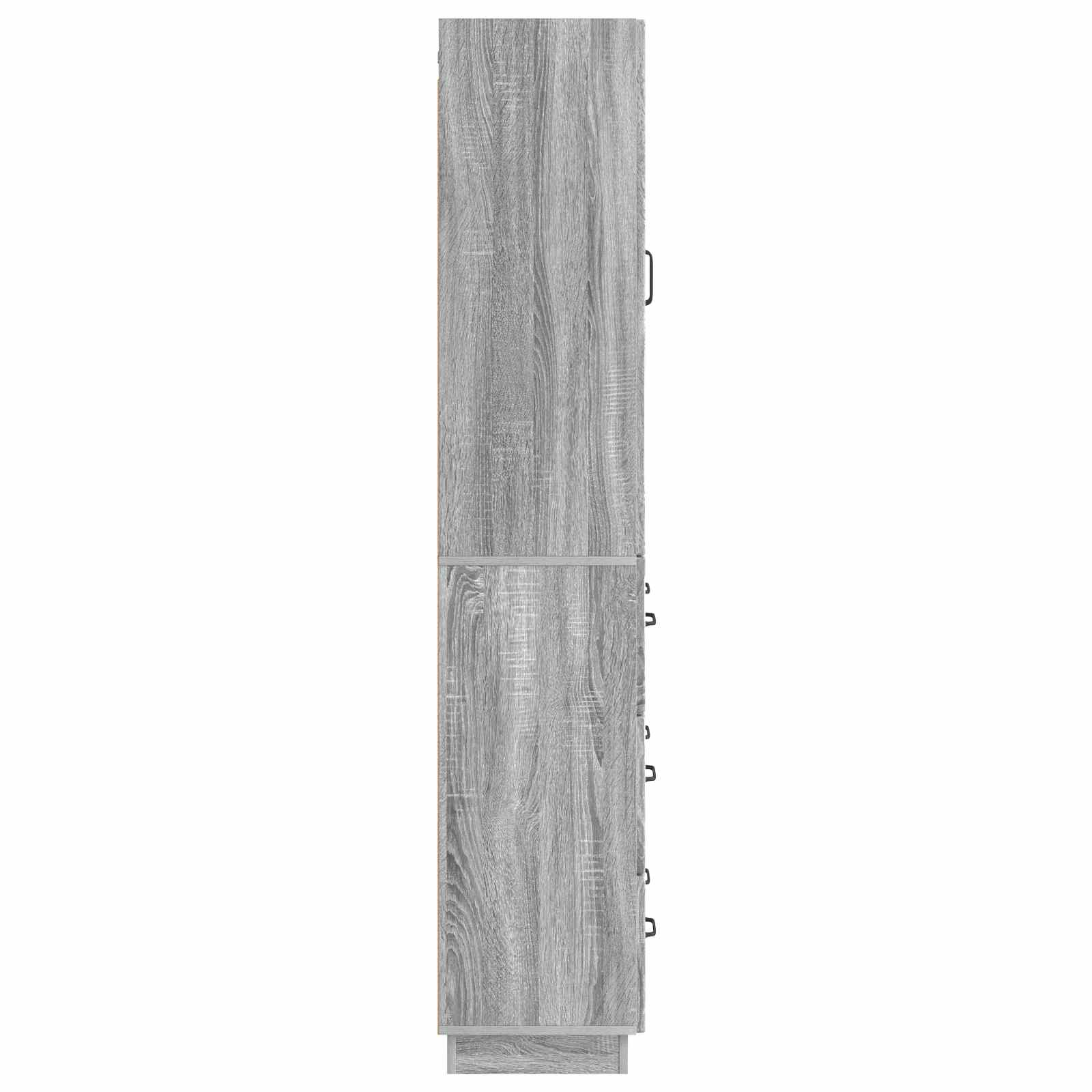 Σέτ Ντουλαπιών 2 pcs Γκρι Sonoma 66 x 34,5 x 87 εκ. - Pakobazaar