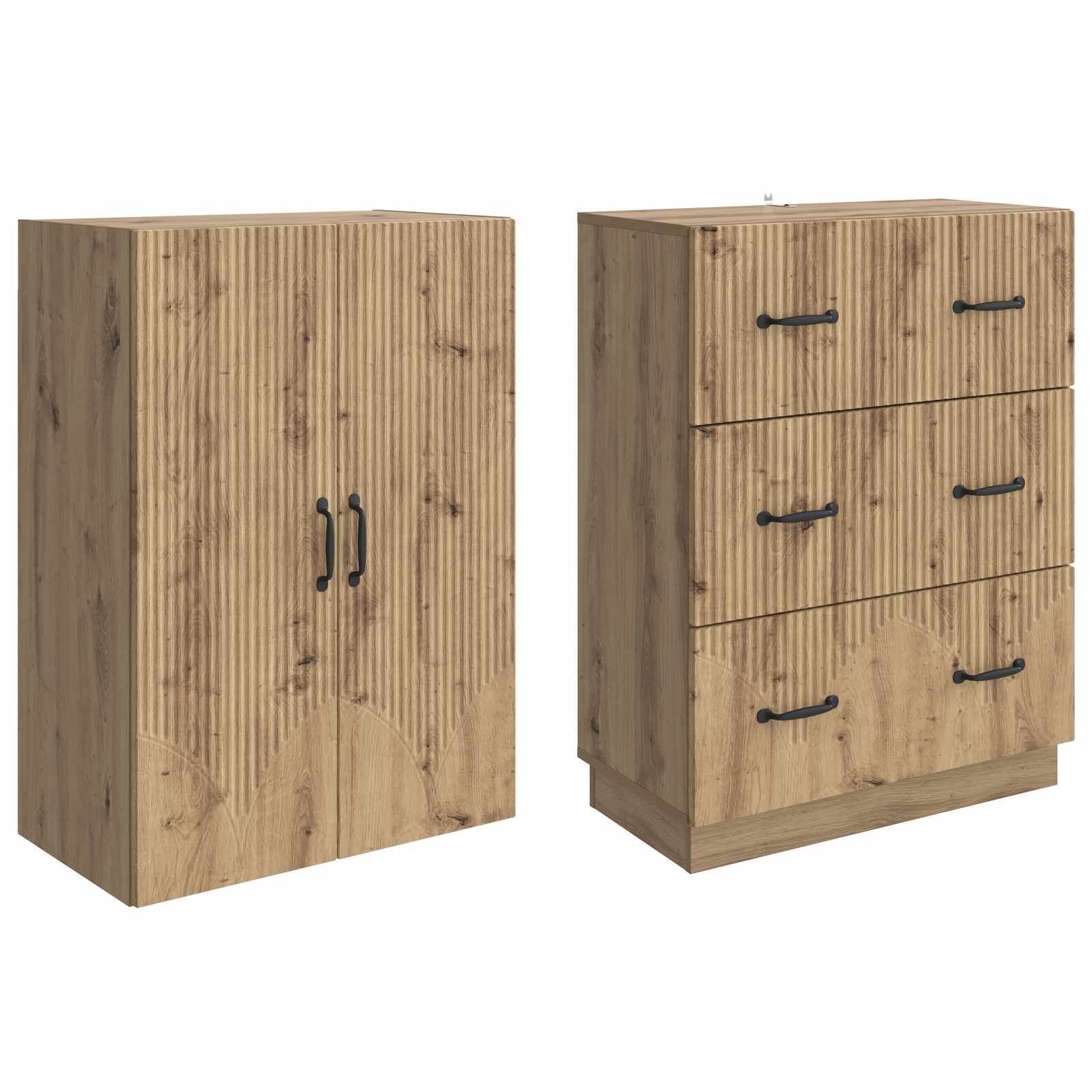 Σέτ Ντουλαπιών 2 pcs Artisan Δρυς 66 x 34,5 x 87 εκ. - Pakobazaar