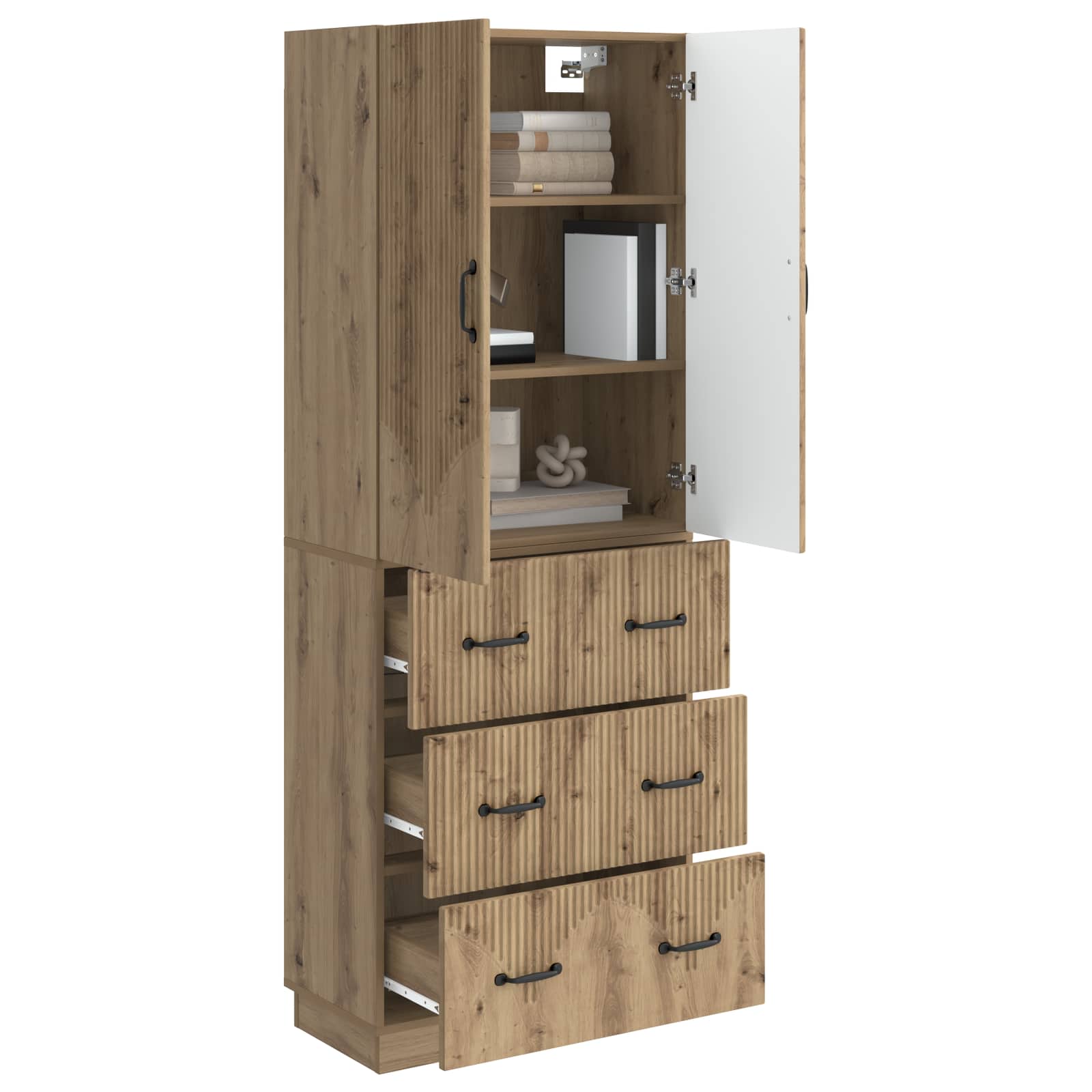 Σέτ Ντουλαπιών 2 pcs Artisan Δρυς 66 x 34,5 x 87 εκ. - Pakobazaar