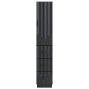 Σέτ Ντουλαπιών 2 pcs Μαύρο 33 x 34,5 x 87 εκ. - Pakobazaar