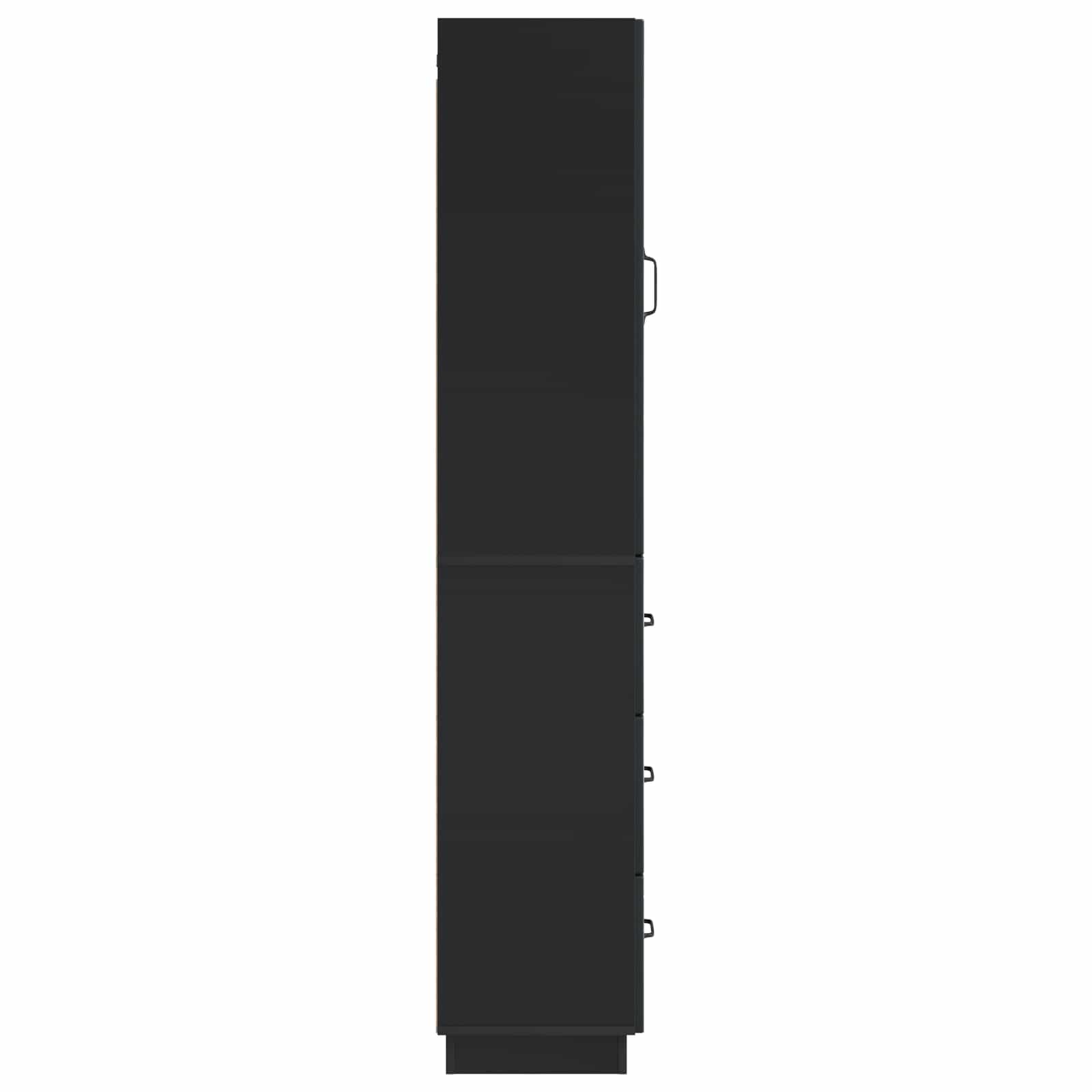 Σέτ Ντουλαπιών 2 pcs Μαύρο 33 x 34,5 x 87 εκ. - Pakobazaar