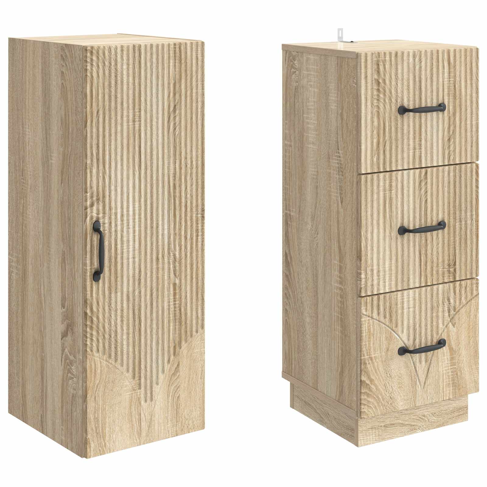 Σέτ Ντουλαπιών 2 pcs Sonoma Δρυς 33 x 34,5 x 87 εκ. - Pakobazaar