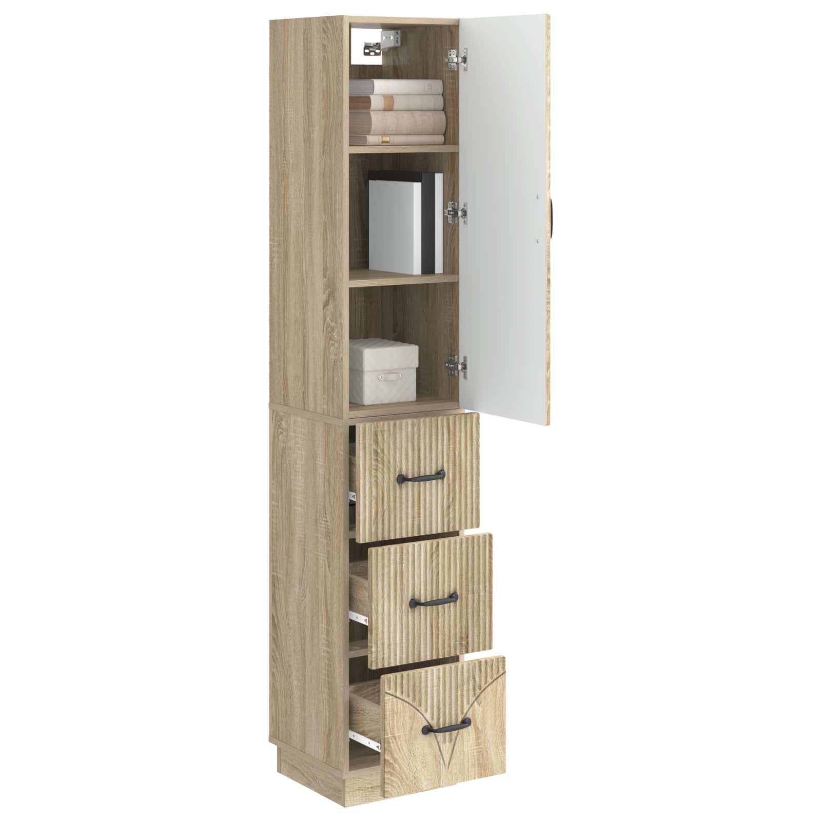 Σέτ Ντουλαπιών 2 pcs Sonoma Δρυς 33 x 34,5 x 87 εκ. - Pakobazaar