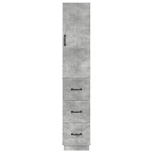 Σέτ Ντουλαπιών 2 pcs Γκρι Σκυροδέματος 33 x 34,5 x 87 εκ. - Pakobazaar