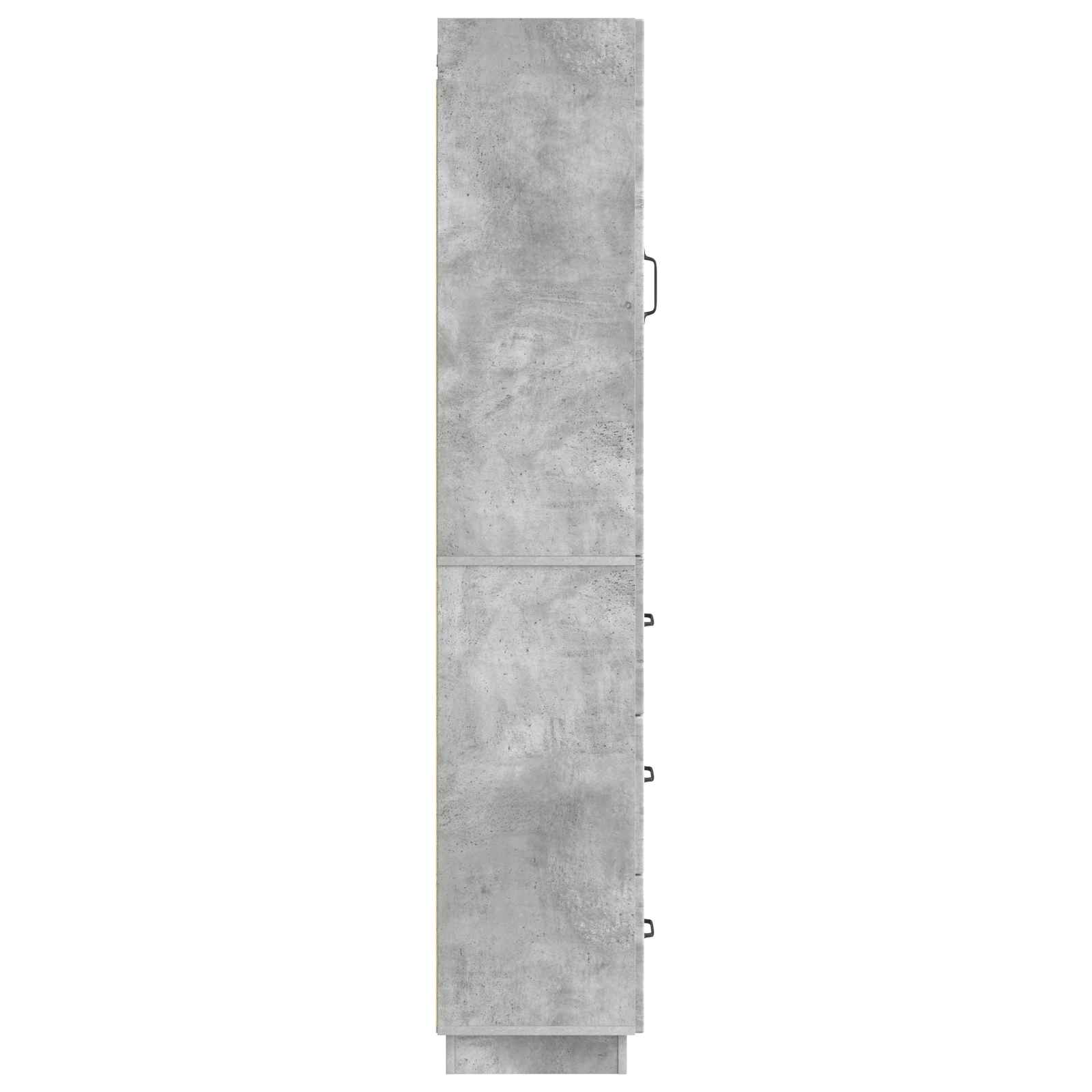 Σέτ Ντουλαπιών 2 pcs Γκρι Σκυροδέματος 33 x 34,5 x 87 εκ. - Pakobazaar
